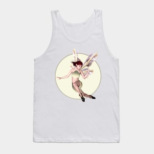 Flying fairy faerie elf butterfly wings Tank Top